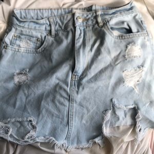 Forever 21 jean skirt